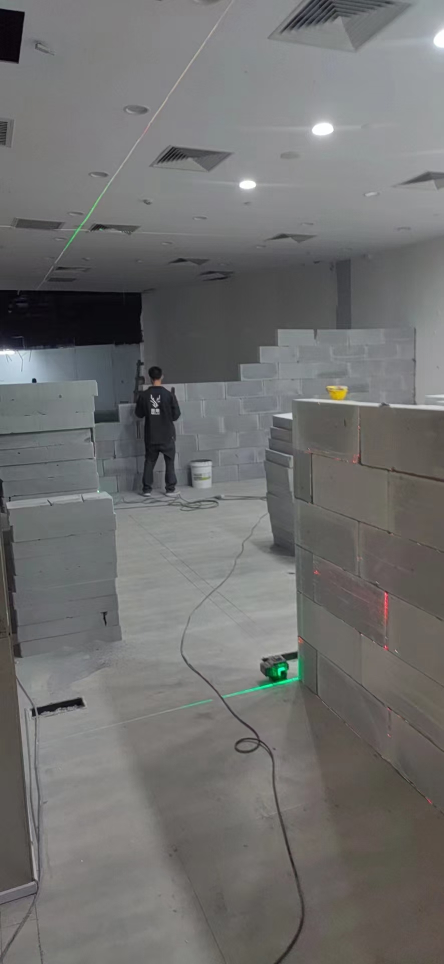加气块隔墙相关实景